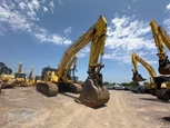 Used Komatsu Excavator in yard